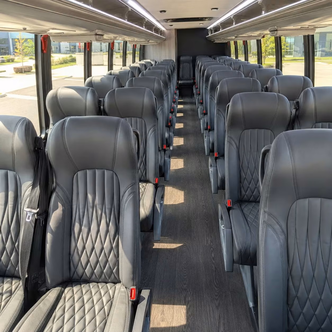 35 passenger minibus interior