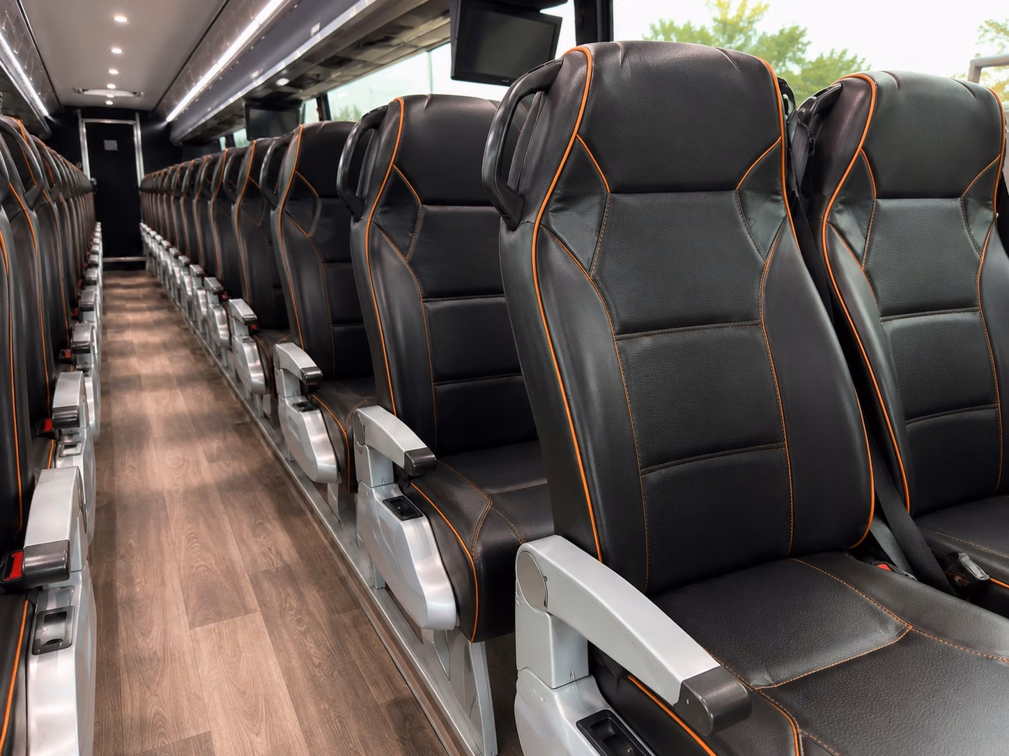 merced airport transfer charter bus rentals