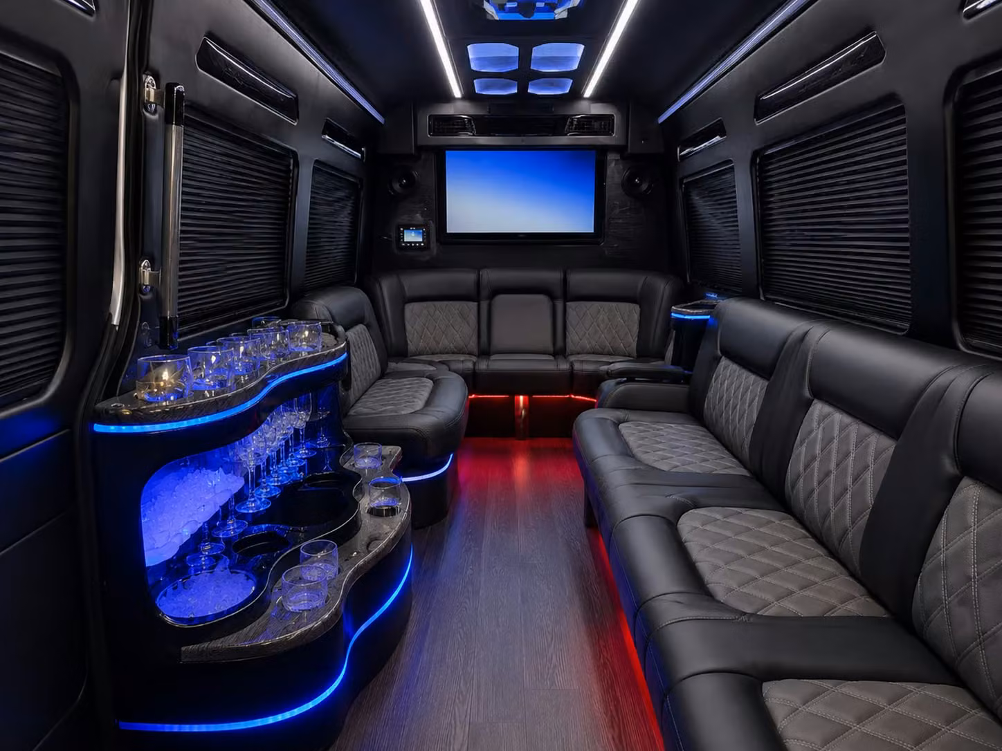sprinter van transportation for groups and events across merced